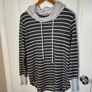 Striped Long Sleeve Pink Clover Top